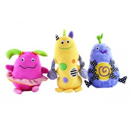 Sassy Non-sters Ba-Bee Plush Plus Bonus Teething Keys
