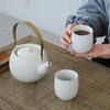 TEANAGOO ETC07, Pottery China Tea Cup for W08, 5.8 oz,