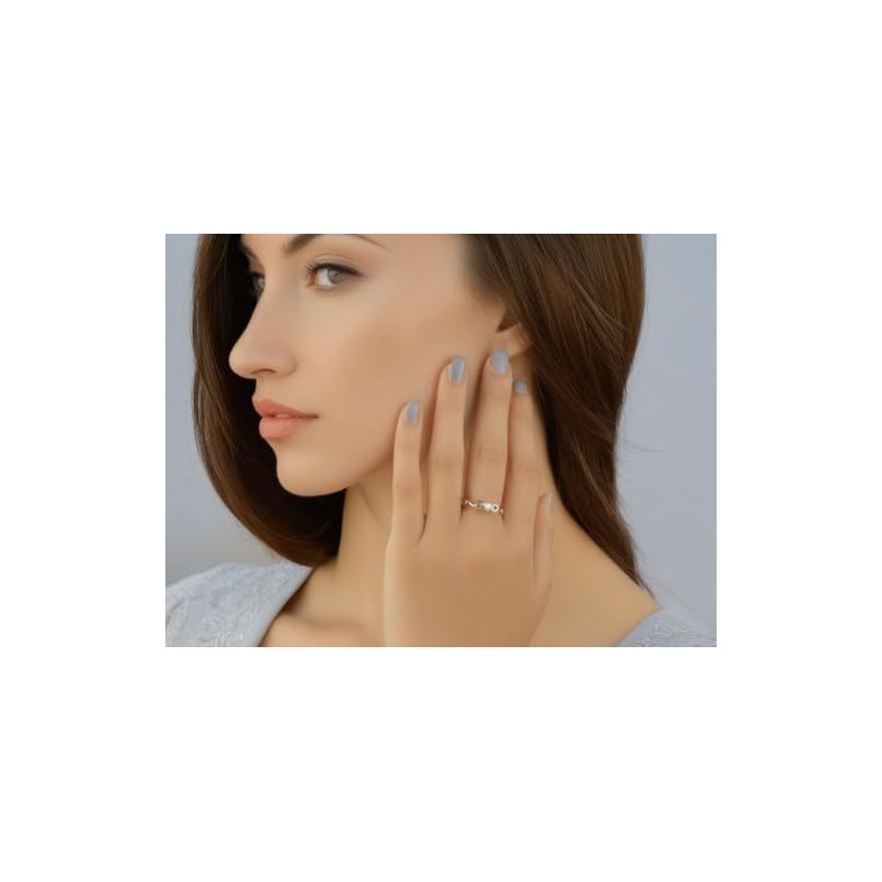 NicoWerk SRI1112 Women's 925 Silver Ring - Adjustable Silver Ring