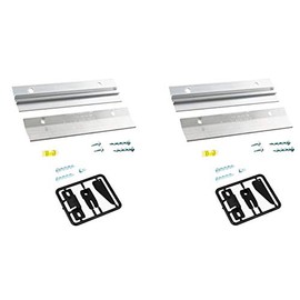 Hangman 10" Heavy-Duty Mirror and Picture Hanger with Security Lock Includes Walldog Anchorless Screws - Aluminum (HM-10D-SL) | Pack of 2 Hangers