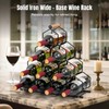 Tocemei Countertop Wine Rack & Wine Bottle Holder - Industrial