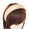 axy Wide Headband with Fabric Padded in Marble Look Elegant