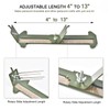 MONOBIN 2 in 1 Paracord Metal Jig, Adjustable Length para
