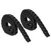 2Pcs Nylon Wire Energy Chain Drag Cable Flexible Towline Carrier