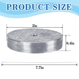 DECOHS 4 Pack Zinc Anode Plate- Zinc Anode Weight- Anti Electrolysis Sacrificial Anode with 8 Plastic Ties for Salt System Swimming Pools Against Corrosion and Electrolysis