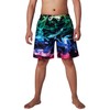 TUONROAD Boys Swimming Shorts Funny 3D Print Quick Drying Swimming