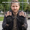 Aegend Wheelchair Gloves for Larger Hands, Anti-Slip & Durable Half-Finger