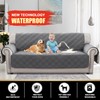 PrinceDeco 100% Waterproof Couch Cover for 3 Cushion Couch Sofa