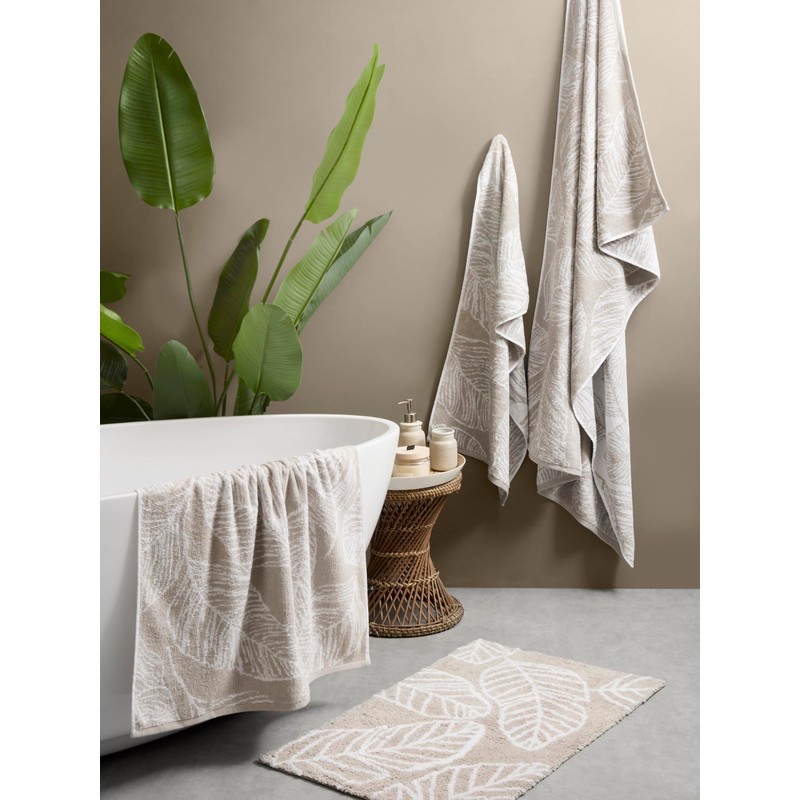 Fusion - Natural Leaf Bath Towel (70 x 130cm) -