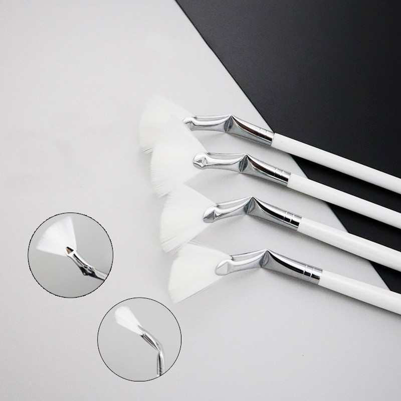 TEONEI Fan Mascara Brushes Eyelash Eyebrow Brush Makeup Brush Eye
