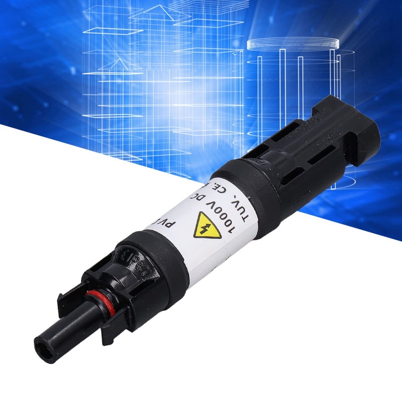 Solar Fuse Connector Eujgoov 1000V Waterproof Solar Fuse Holder Male