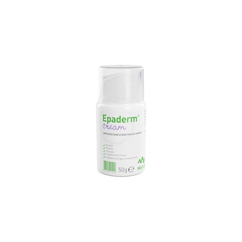 Epaderm Cream for Eczema, Psoriasis and Dry Skin 50g pump