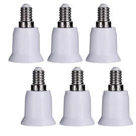 (5pcs/Pack) YiLighting - E14 European Base to E26/E27 Edison Base LED Light Lamp Bulbs Sockets Adapter Converter Used for LED and CFL lights, (Not for Incandescent light bulbs)