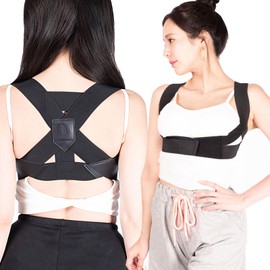 Nithra Posture Support, Hunched Belt, Posture Correction, Back, Scapula, Rolled Shoulders, Easy to Put on and Take off, Unisex, XS Size