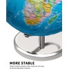 Waldauge Illuminated World Globe with Stand, 9" Earth Globes with