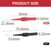 Back Probe Kit, 10 PCS Needle Test Probes, 0.7mm Insulation
