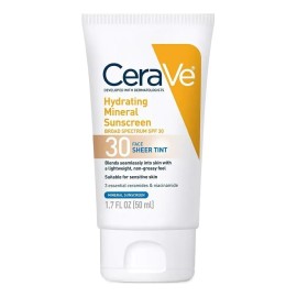 Cerave Crema Hidratante Solar Color Fps 50ml Botellas