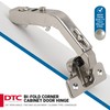 DTC Special Application Bi-Fold Corner Lazy Susan Self Closing 135
