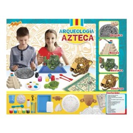 Juguetes Mi Alegria Arqueologia Azteca Color Verde