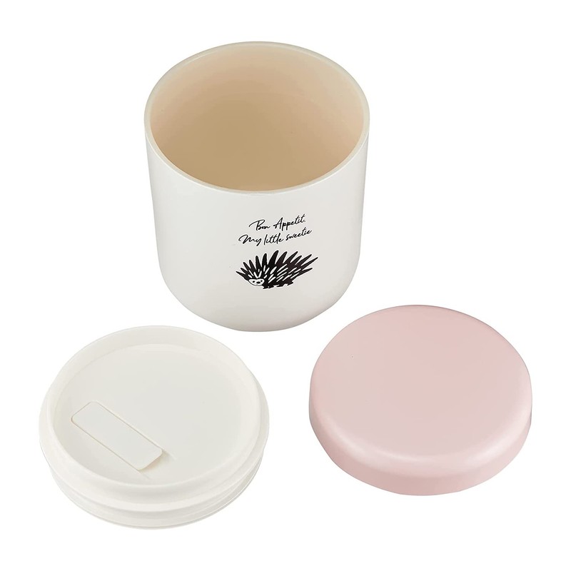 Takenaka Lunch Box Mamma Mamma Food Pot, Pink, 10.1 fl