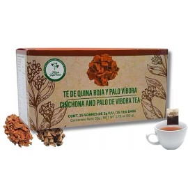 High supreme Té Quina Roja (chinona) y Palo de Víbora – 100% Natural, Vegano, Hecho en México