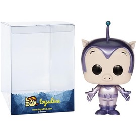 Funko Spac e Cadet (Chase): P o p ! Animation Vinyl Figurine Bundle with 1 Compatible Graphic Protector (142-09885 - B/A), Small