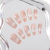 Sethaxy 10PCS French Nail Tip, Medium Long False Nails, Cute