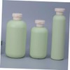 Outanaya 4pcs Travel Shampoo and Conditioner Bottles Avocado Dispenser for
