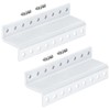 2 Pack Z-Bar Splice Sign Mount Brackets with Screw,for U-Channel