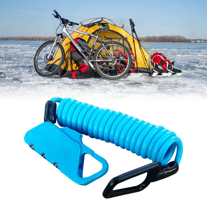 K2N Helmet Cable Lock Luggage Bike Password Anti Theft Lock