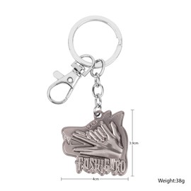 Weeb Keychains JJK Key Rings, JJK Manga Keychain, Anime Figure with Gift Box, Metal Keychain Accessories, JJK Manga Phone, Bag & Wallet Charms | Fushiguro Divine Dogs Hand Sign