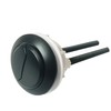 Matte Black Toilet Push Button Round 48mm Thread Dual Flush