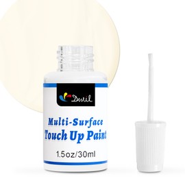 DWIL White Touch Up Paint - Multi Surface Touch Up Paint Pen, Scratch Repair for Wall, Door, Cabinets, Wood, Furniture, 1.5 Fl Oz (Semi Gloss, Floral White)