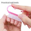 Nail Brush, 6 Pcs Plastic Clean Brush, Hand Scrubbing Cleaning