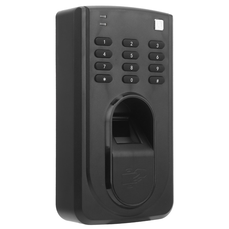125KHz RFID Time Attendance Fingerprint Password ID Card Recognition Access