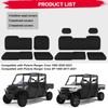 smotrcc Ranger 1000 Seat Covers with Headrest Covers - Waterproof