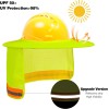 Glowise 3 Combo Pack Hard Hat Sunshield Full Brim Neck