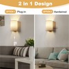 GOODATE Plug in Wall Sconces, Stepless Colors 2700K-6500K & Stepless