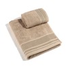 Caleffi Gim Asciugamano con Ospite, Cotone, Cammello, CM. 40X55+60X100, 58839