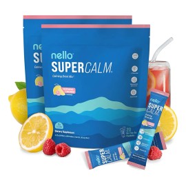 2pc Supercalm Suplemento Polvo Relajacion Ansiedad Sobres