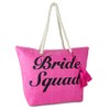 Magid Bride Squad Beach Bag Packable Large Tote, Pink