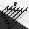9BUILD 10 Pack 5 Inch Matte Black Cabinet Pulls Kitchen