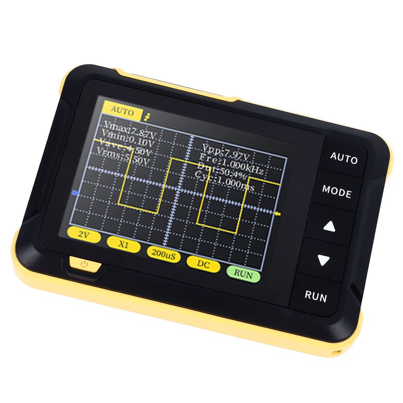 Handheld Mini Oscilloscope Portable Digital Oscilloscope for Beginners Repair Maintenance