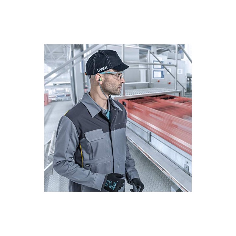 Uvex U-Cap Sport Bump Cap - Short Peak - Black