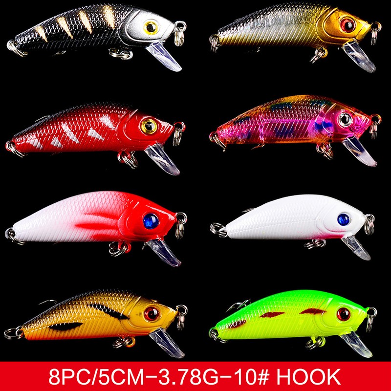 Fishing Lures Set Artificial Hard Bait Bionic Fishing Lure Minnow