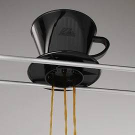 カリタ Kalita コーヒー ドリッパー プラスチック製 2~4人用 102-KP ブラック #05027