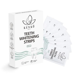 Teeth Whitening Strips - Advanced Non-Peroxide Formula - 42 Strips (21-Day Treatment) for Enhanced Brightness, Enamel-Safe, Gentle on Sensitive Teeth, Quick & Visible Results