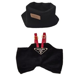 17cm Doll Clothes, Accessories for 15/17cm Dolls Clothes Headband + Overalls, Dolls Keychain Accessories, No Doll Included