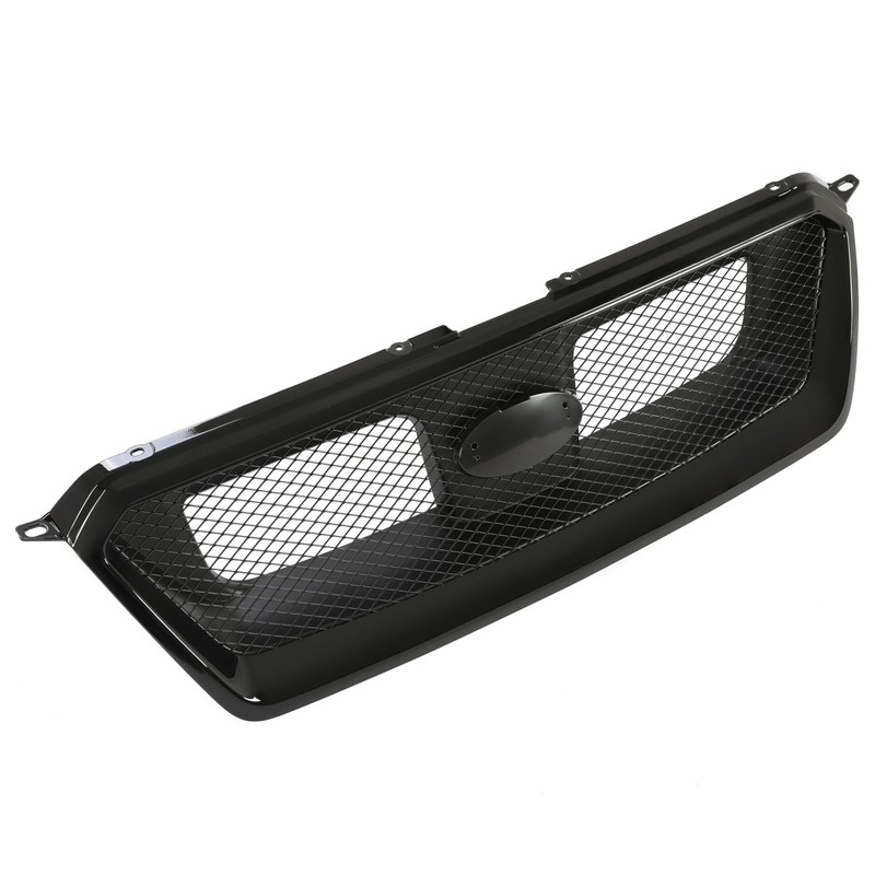 HECASA Sporty Black Mesh Front Grille Assembly Compatible with 2012-2016
