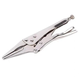 BJDSI 9 Inches Long Nose Locking Pliers,Durability Needle Nose Vise Grips,Comfort Long Nose Locking Pliers,Safe Locking Needle Nose Pliers,Flexible Needle Nose Locking Pliers.